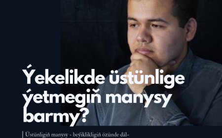 Dymyşlygyň ýaňy: Ýekelikde üstünlige ýetmegiň manysy barmy?