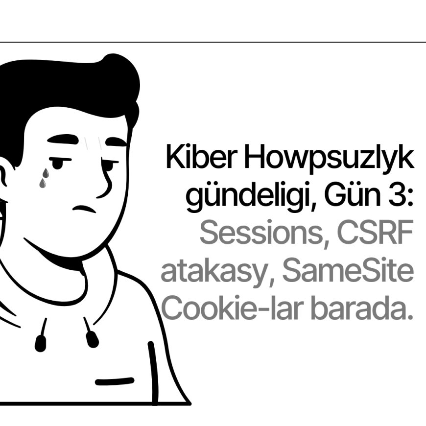 Kiber Howpsuzlyk gündeligi, Gün 3: Sessions, CSRF atakasy, SameSite Cookie-lar barada.