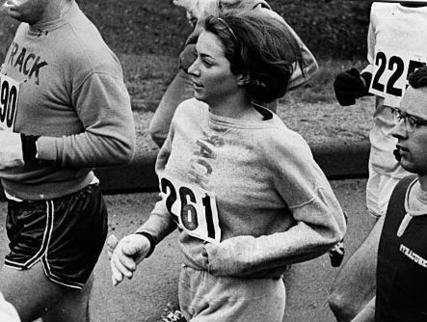 Sportdaky deňlik ugrunda ilkinji ädim: Ketrin Switseriň marafony