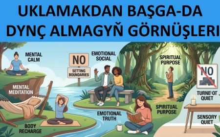 Ýadawlygyň Rowayaty: Dynç Almagyň Alty Ölçegi