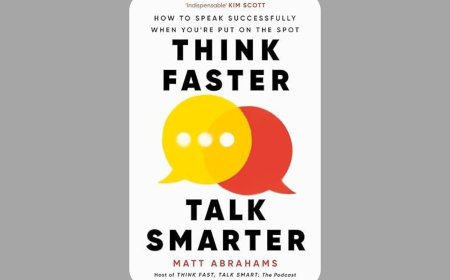 Matt Abrahamsyň "Think Faster, Talk Smarter" (Çalt pikir et, has akylly geple) kitaby